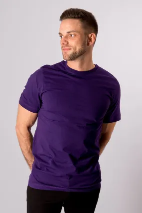 Organic Basic T-shirt - Purple