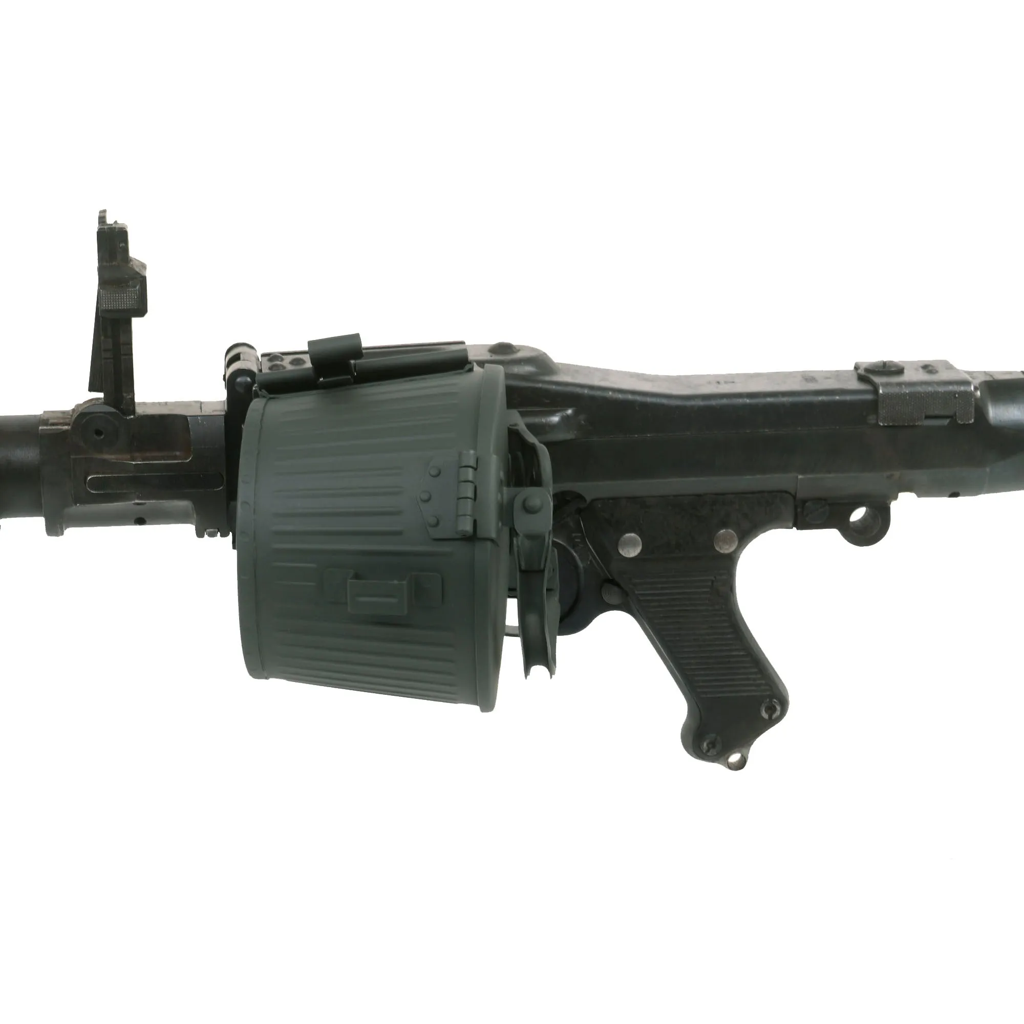 Original German WWII Panzerlauf Tanker MG 34 Display Machine Gun by Waffenwerke Brünn with Belt Carrier - dated 1944