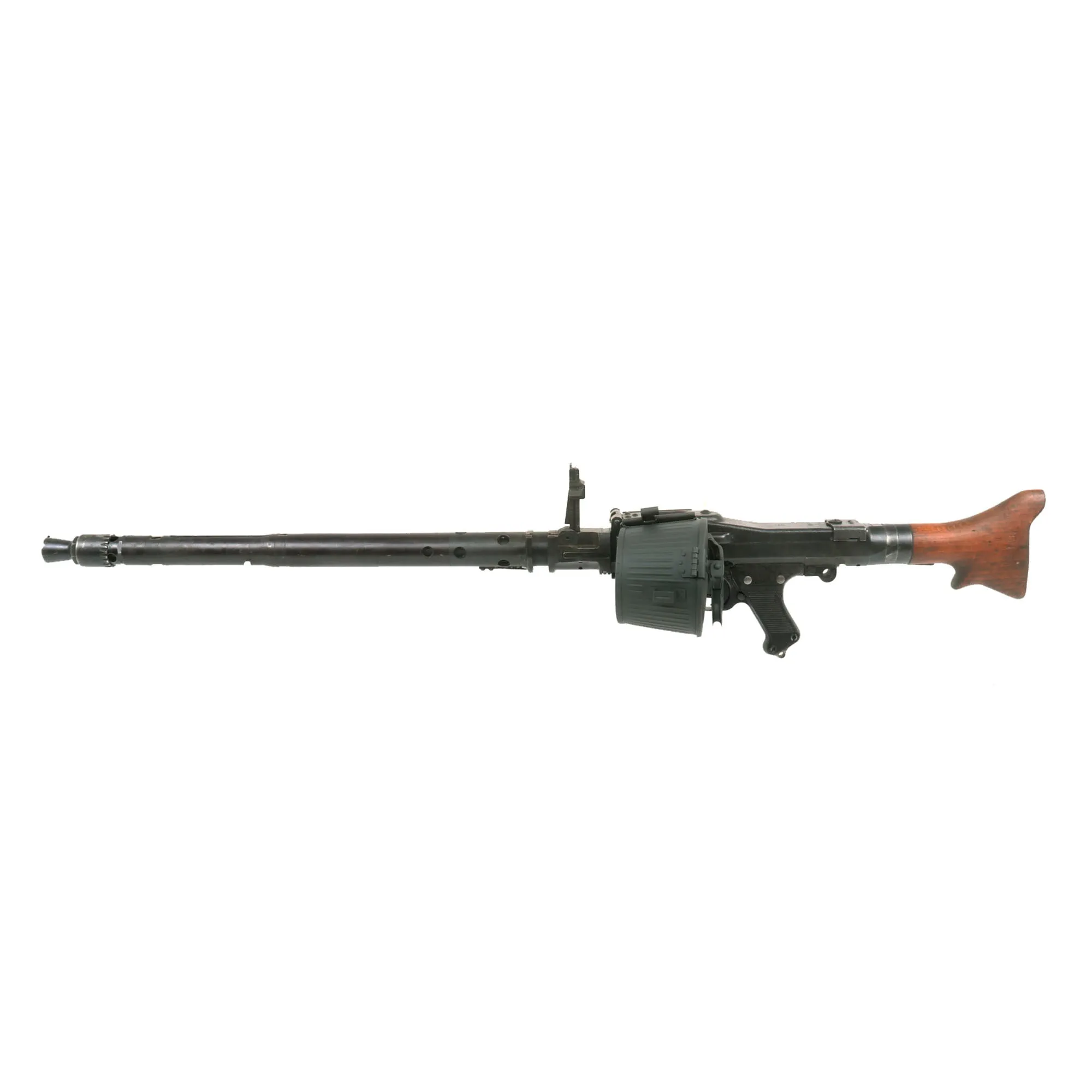 Original German WWII Panzerlauf Tanker MG 34 Display Machine Gun by Waffenwerke Brünn with Belt Carrier - dated 1944