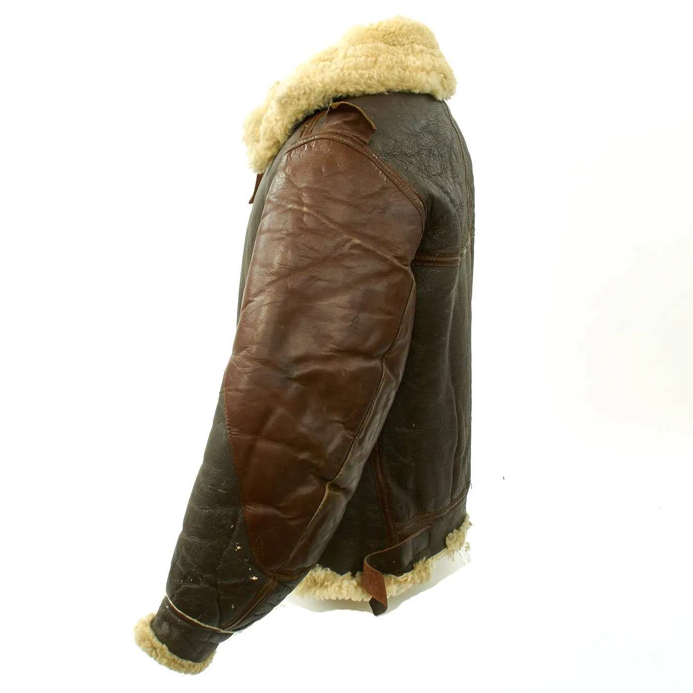 Original U.S. WWII B-3 Sheepskin Bomber Jacket - Size 40