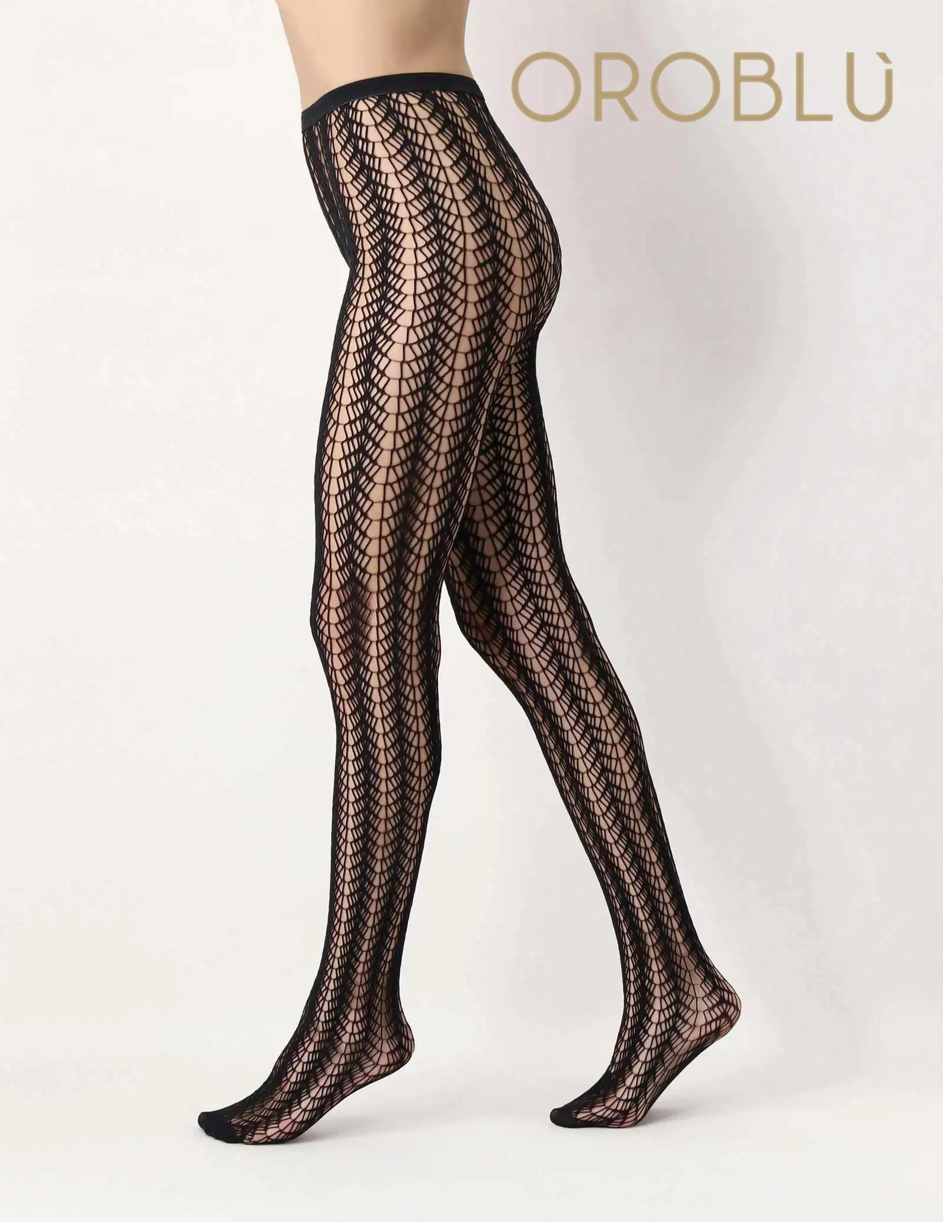 Oroblu Clearance Gothic Fishnet Tights Black