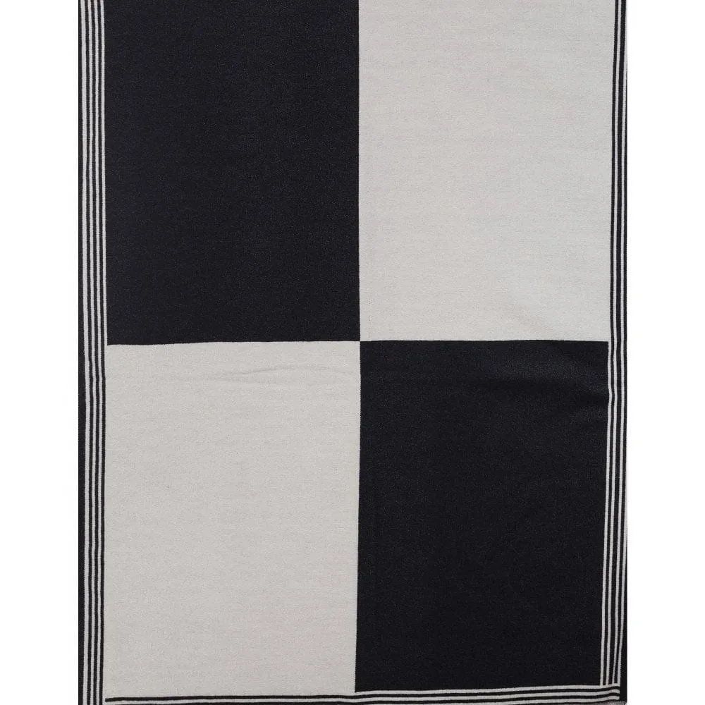 Park Lane Black & White Soft Scarf