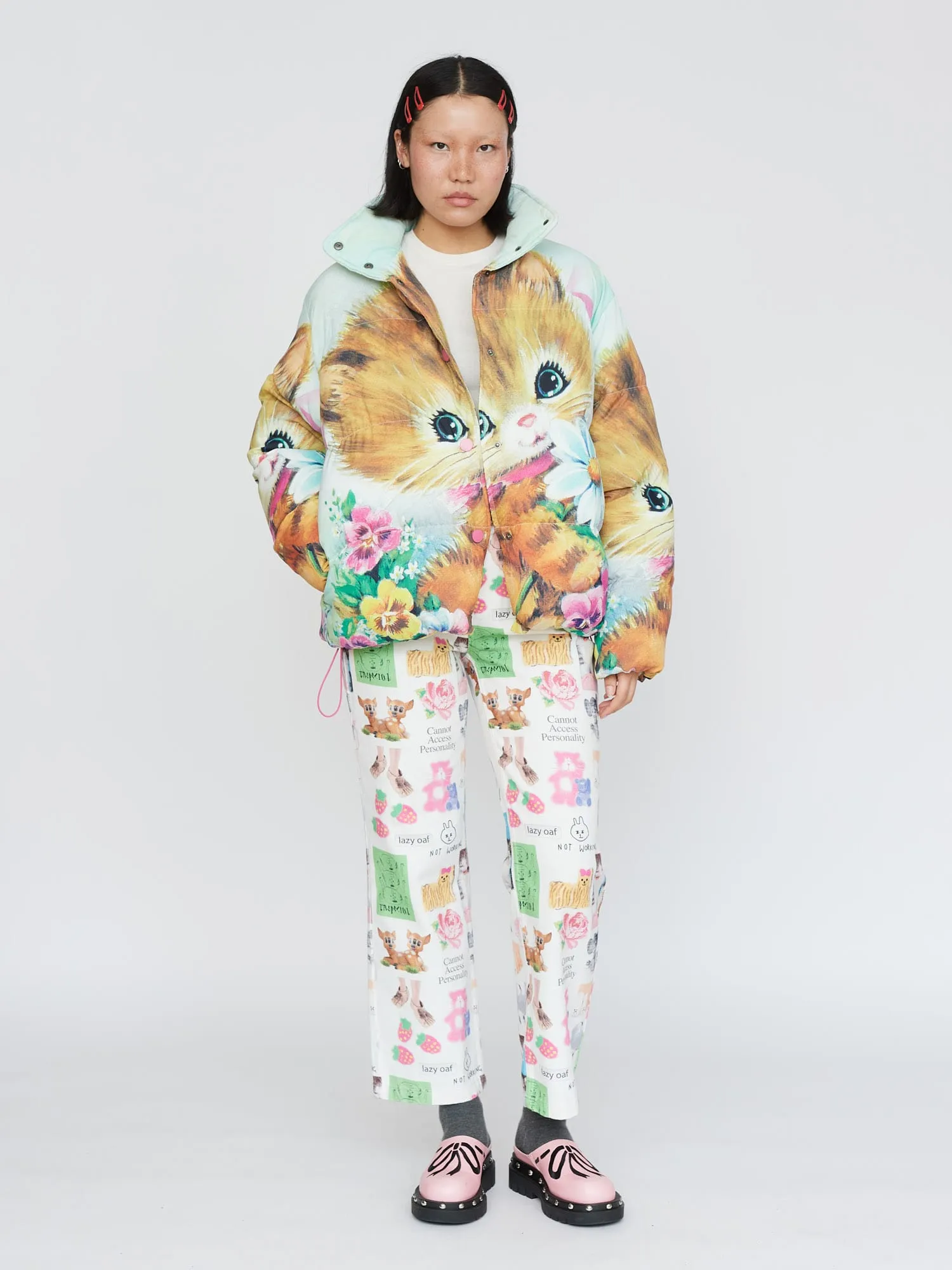 Picking Flowers Puffer Jacket