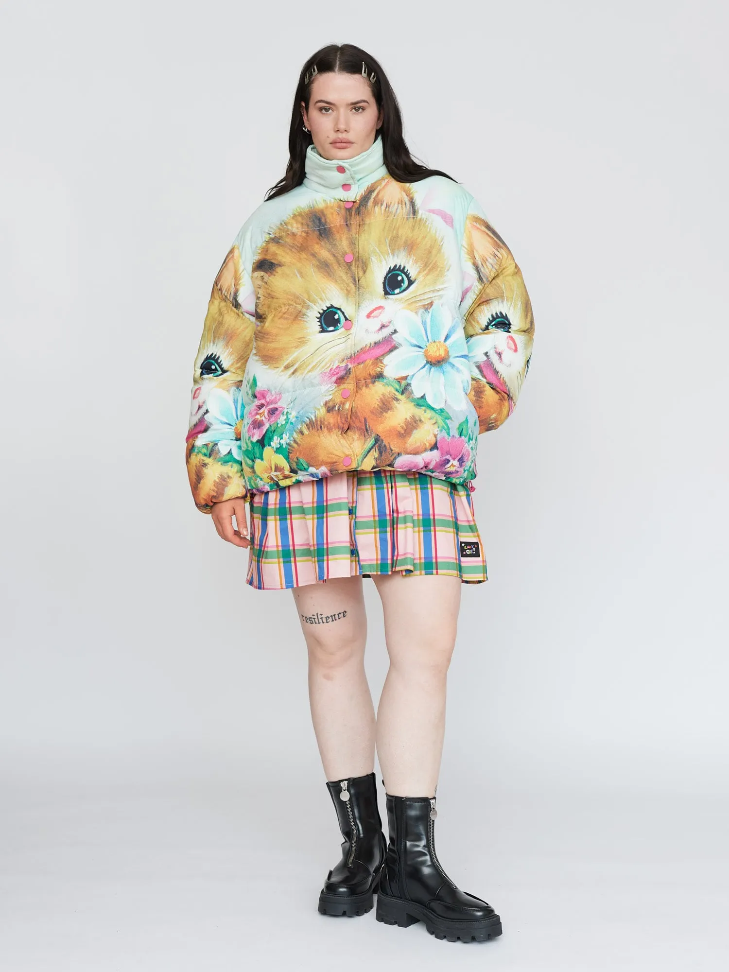 Picking Flowers Puffer Jacket