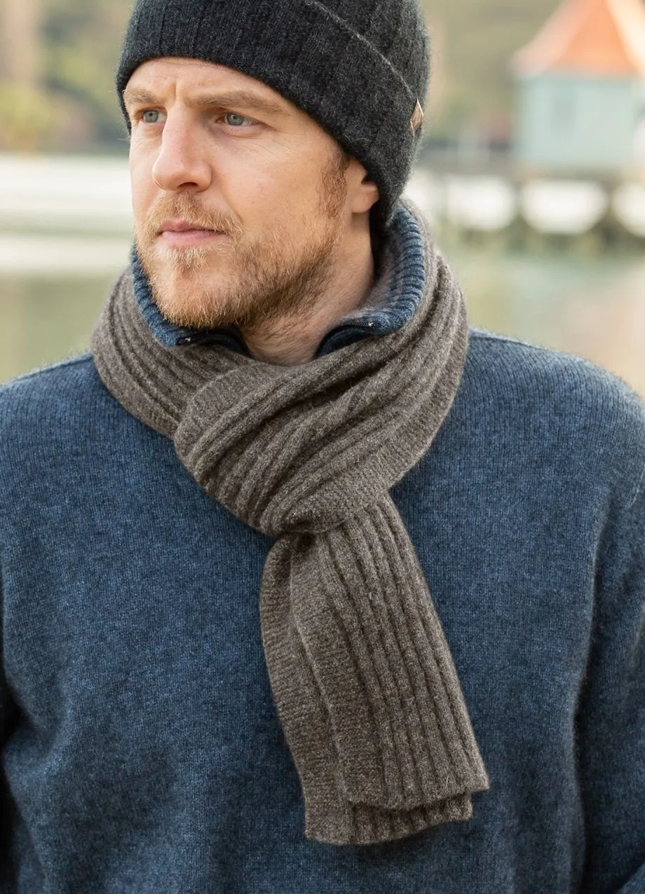 Possum Merino Rib Scarf - Noble Wilde