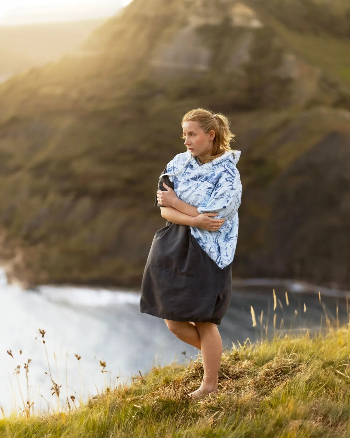 Premium Poncho Towel Changing Robe - Map of Dreams