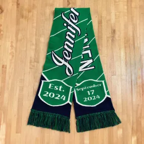 Prepaid on Etsy - Footall Field Custom Scarf