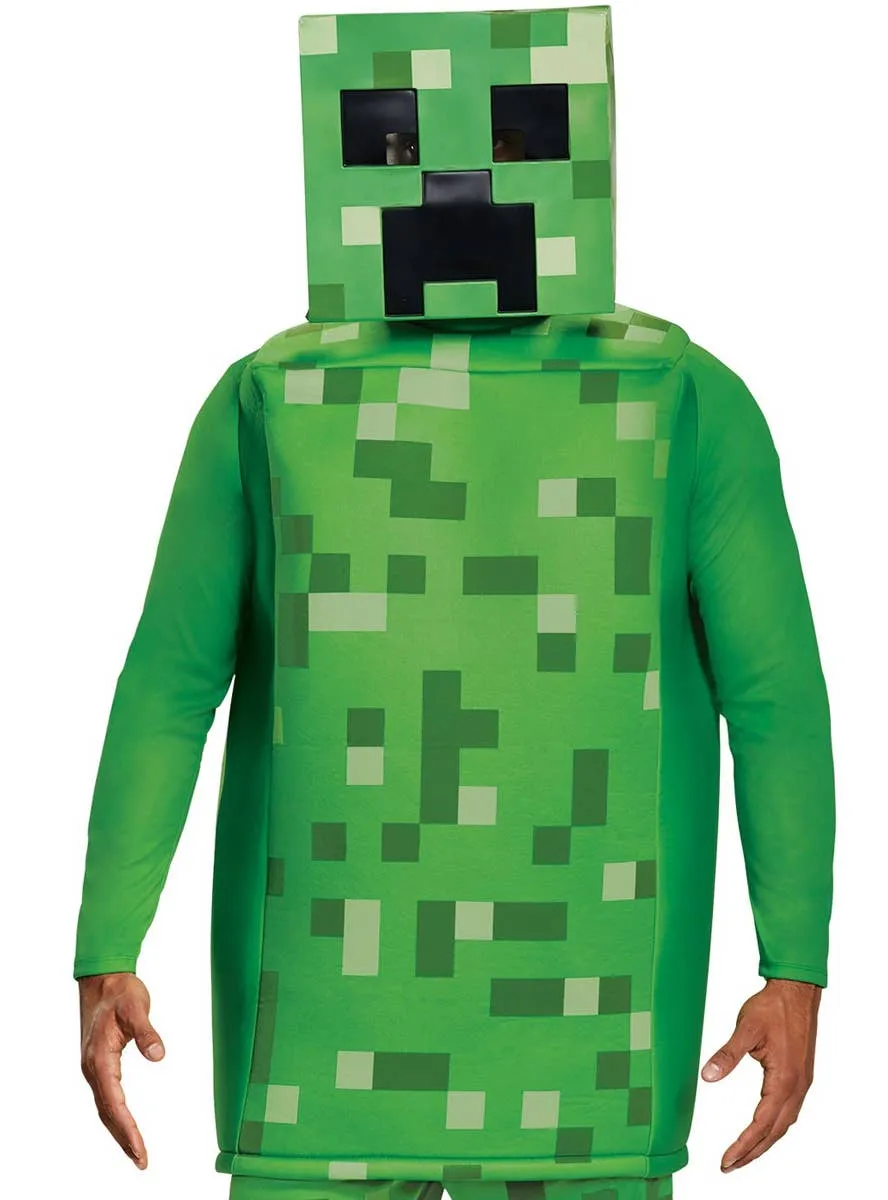 Prestige Minecraft Creeper Adults Dress Up Costume