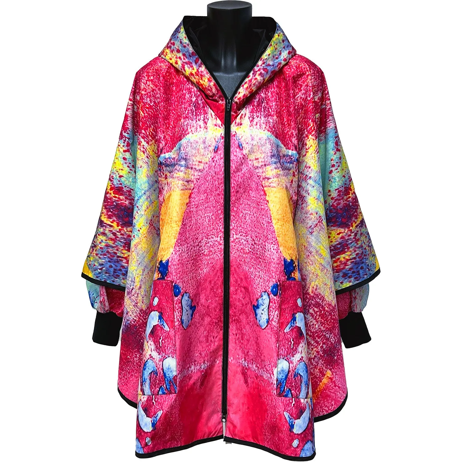 Printed Poncho Summerbloom 4 x