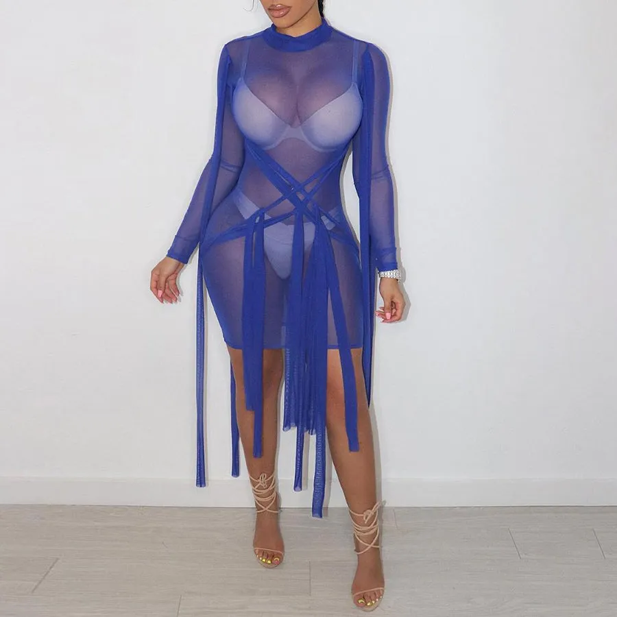 "I Dare You" Mesh Dress