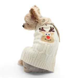 Reindeer Scarf Sweater