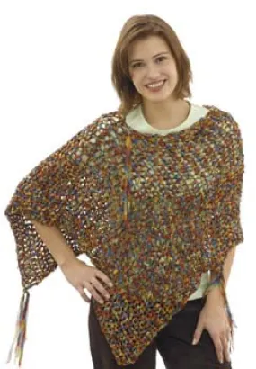 Ribbon Poncho Pattern (Knit)