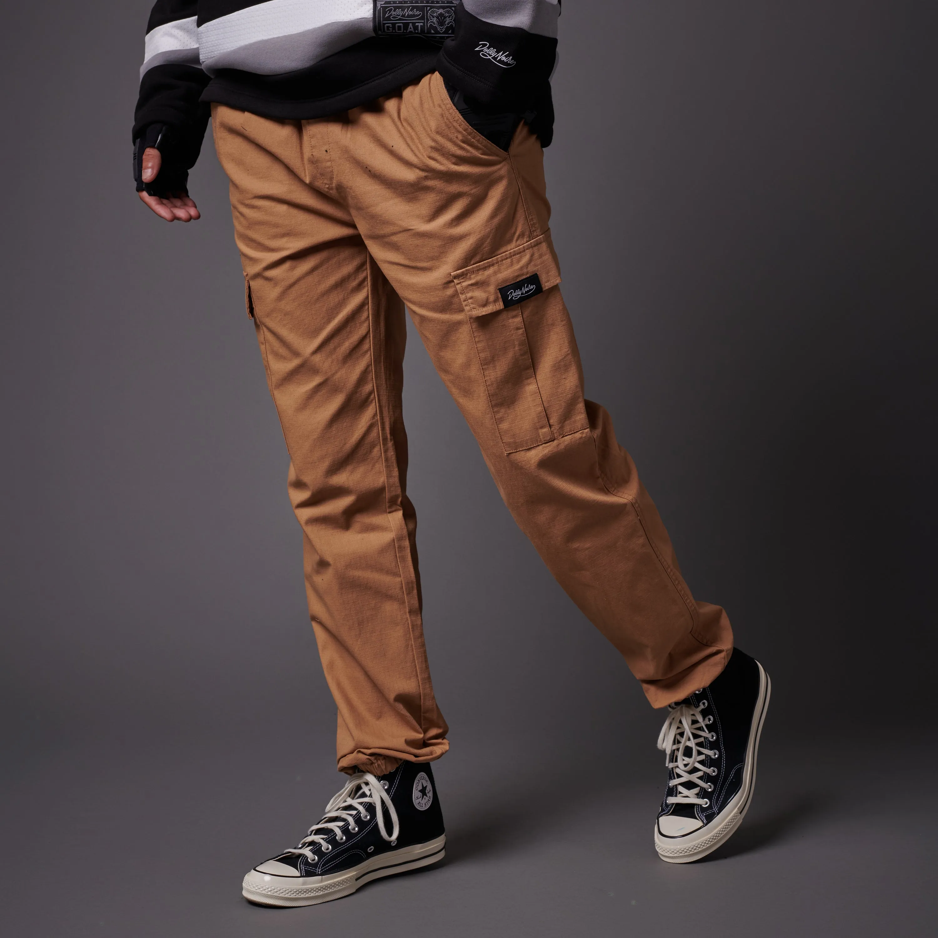 Ripstop Easy Cargo Pants Beige