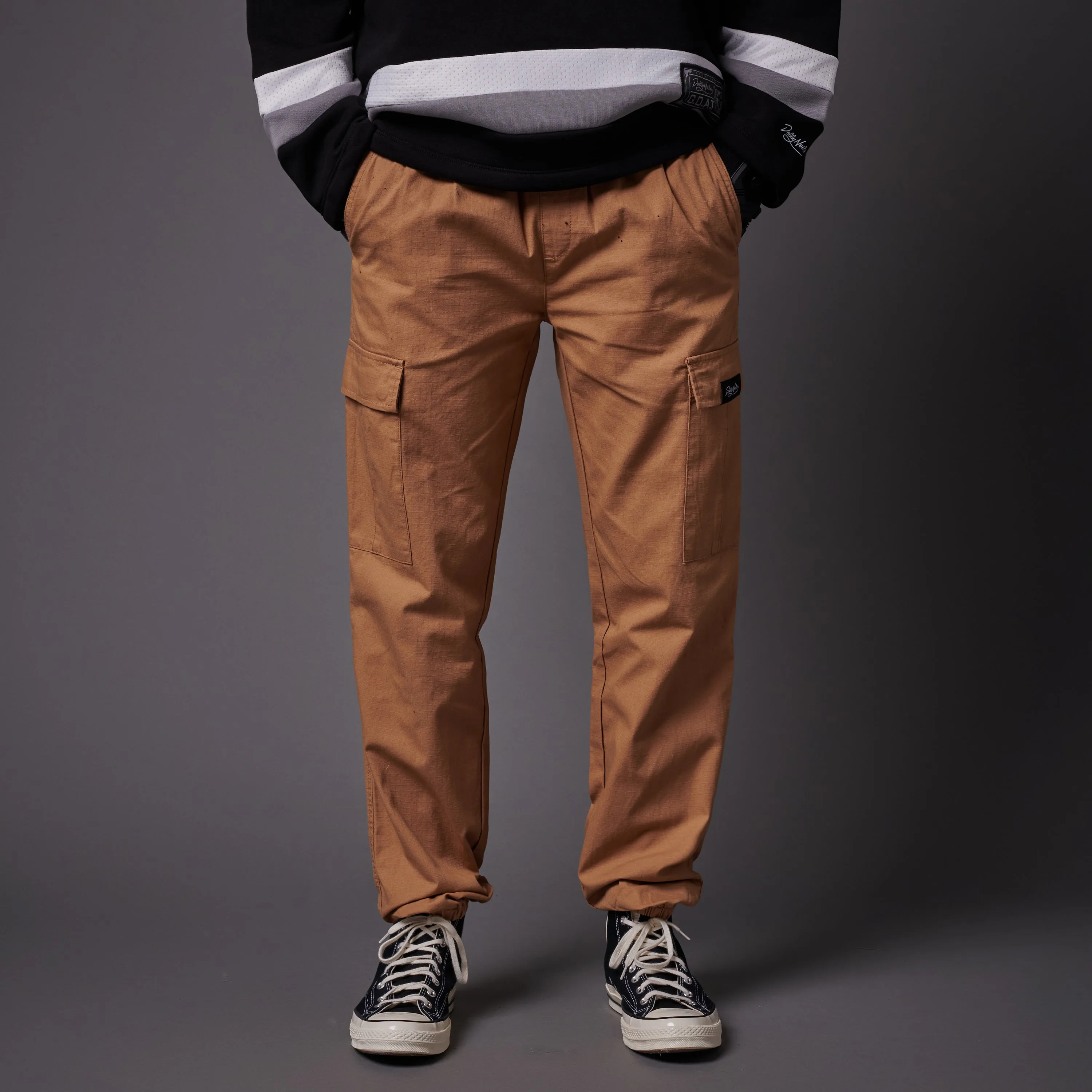 Ripstop Easy Cargo Pants Beige