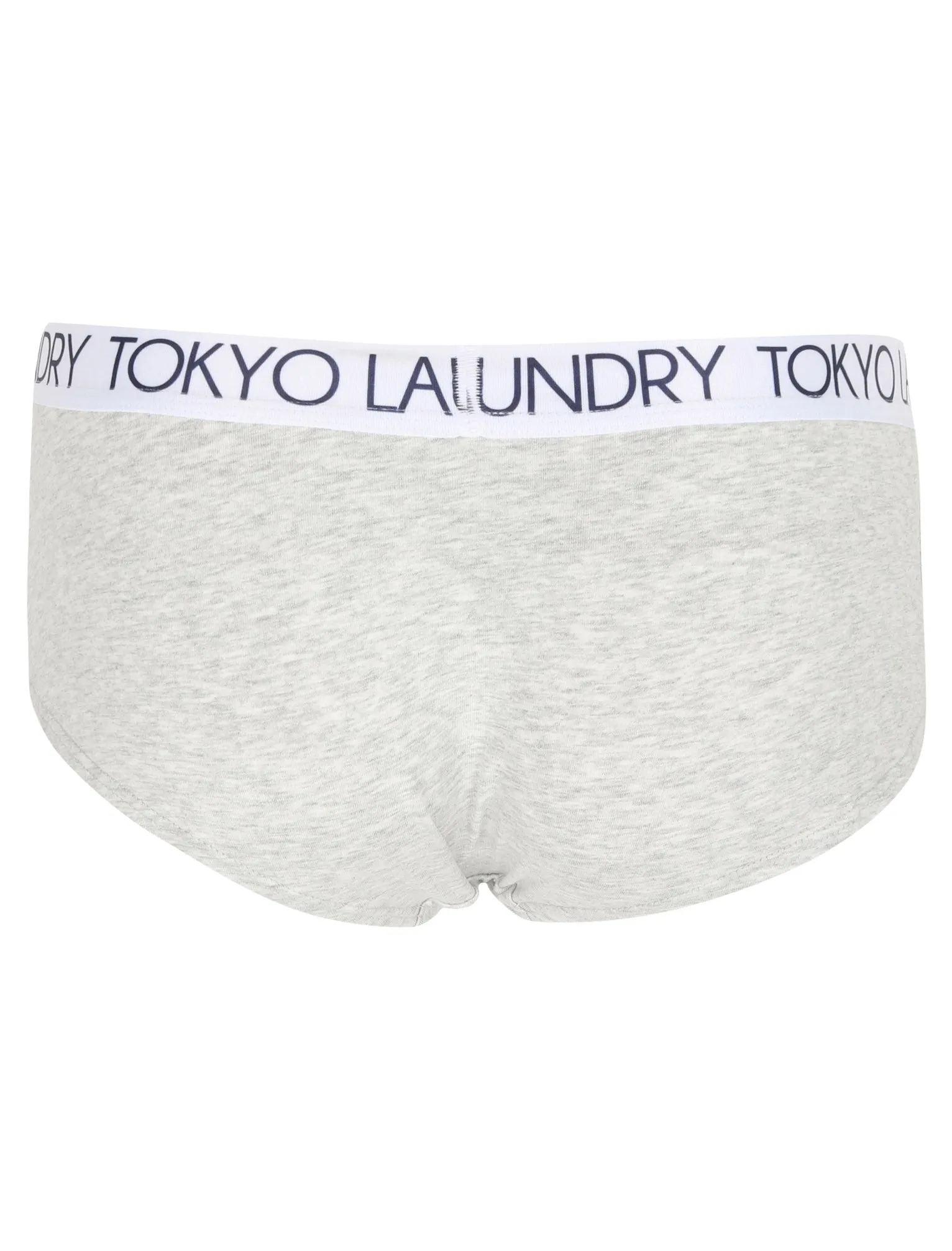 Rosie (5 Pack) Assorted Briefs In Pink Nectar / Peacoat Blue / Light Grey Marl - Tokyo Laundry