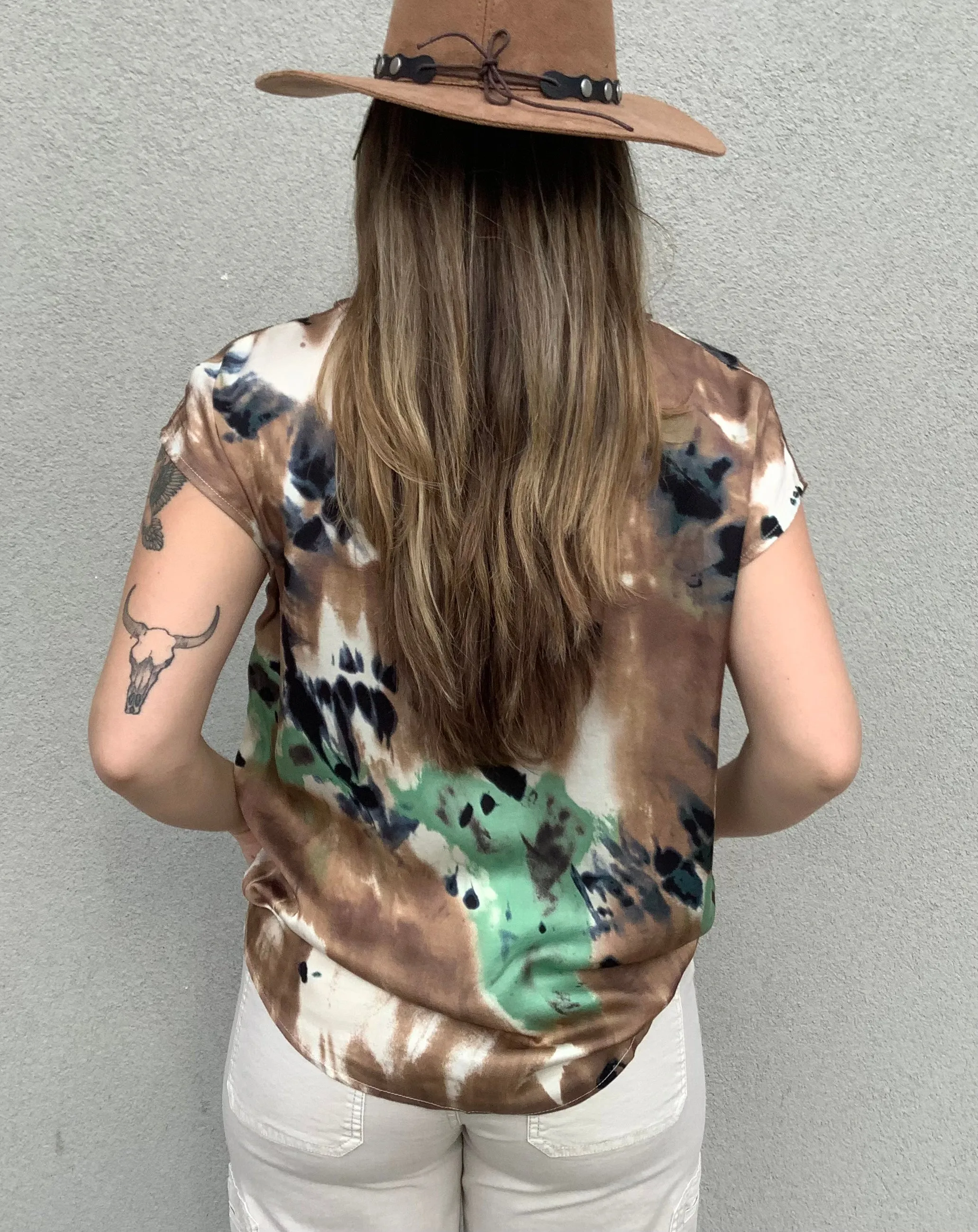 Sahara Tie-Dye Blouse