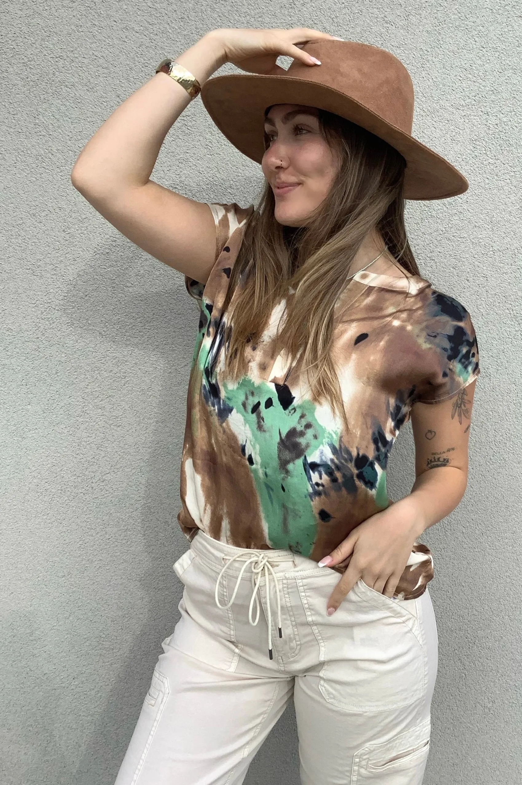 Sahara Tie-Dye Blouse