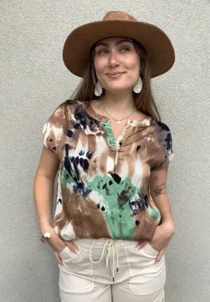 Sahara Tie-Dye Blouse