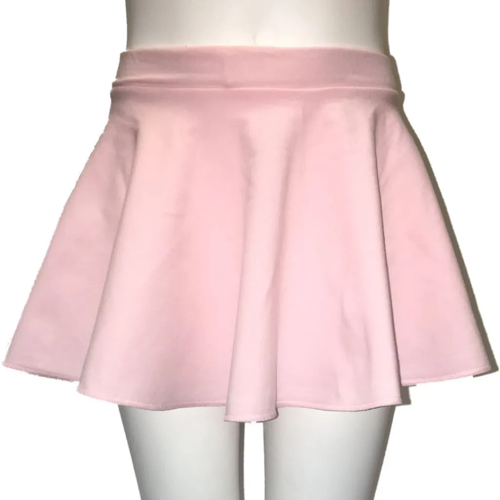 SALE - CECS - COTTON LYCRA SHORT CIRCULAR SKIRT - PALE PINK - LARGE CHILD