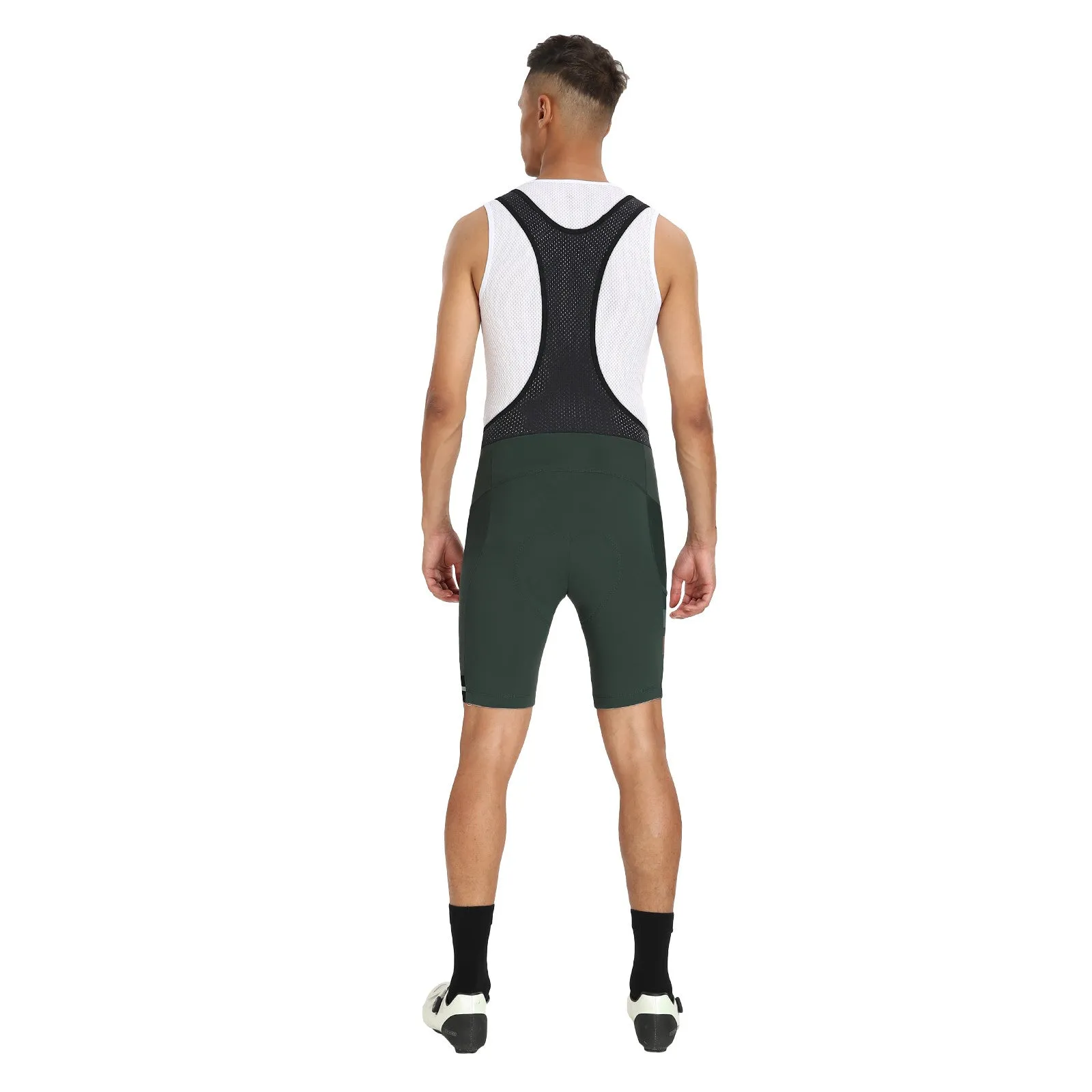 Santic Dante Green Men Padded Cycling Bib Short