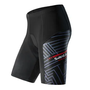 Santic Iger Ⅱ Black Mens Cycling Shorts Padded