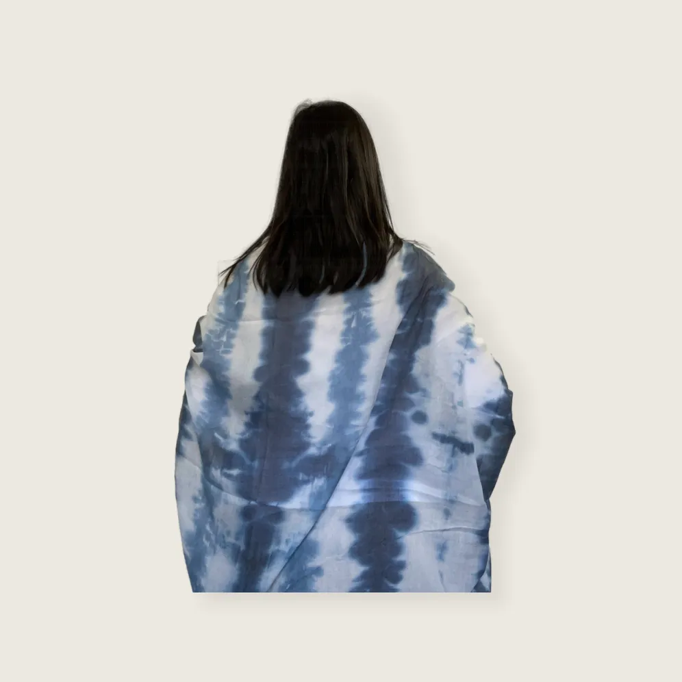 Scarf Soft Lightweight Tie Dye Multicolour