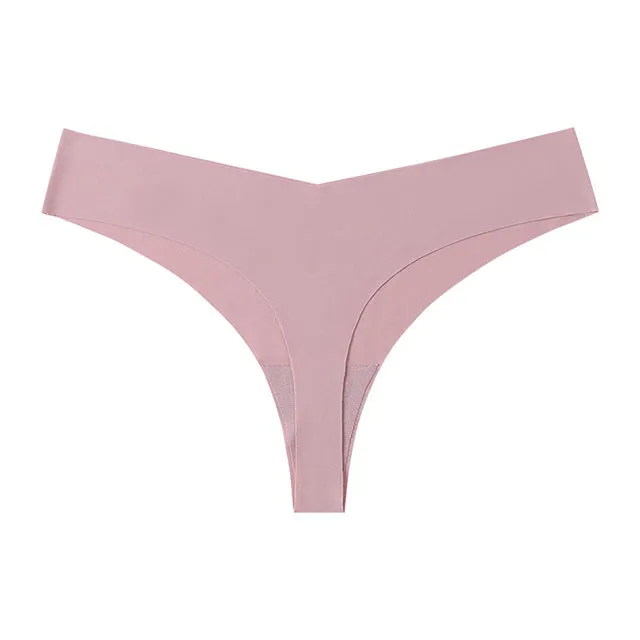 Seamless No Show Panty Thong Underwear