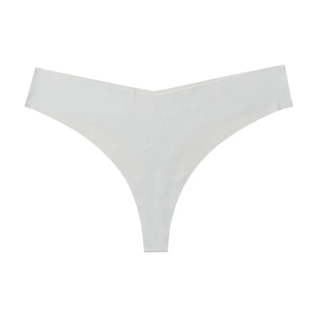 Seamless No Show Panty Thong Underwear