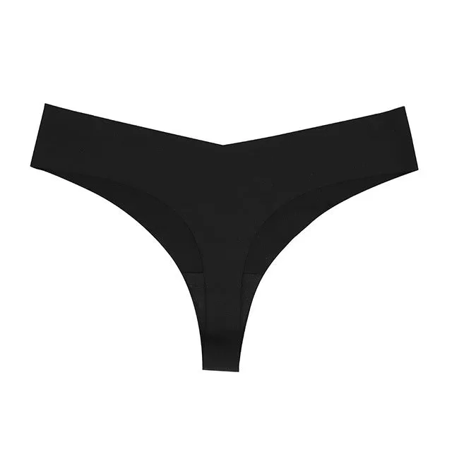 Seamless No Show Panty Thong Underwear