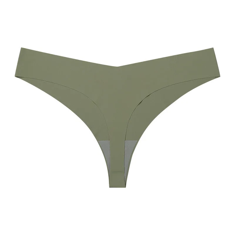 Seamless No Show Panty Thong Underwear