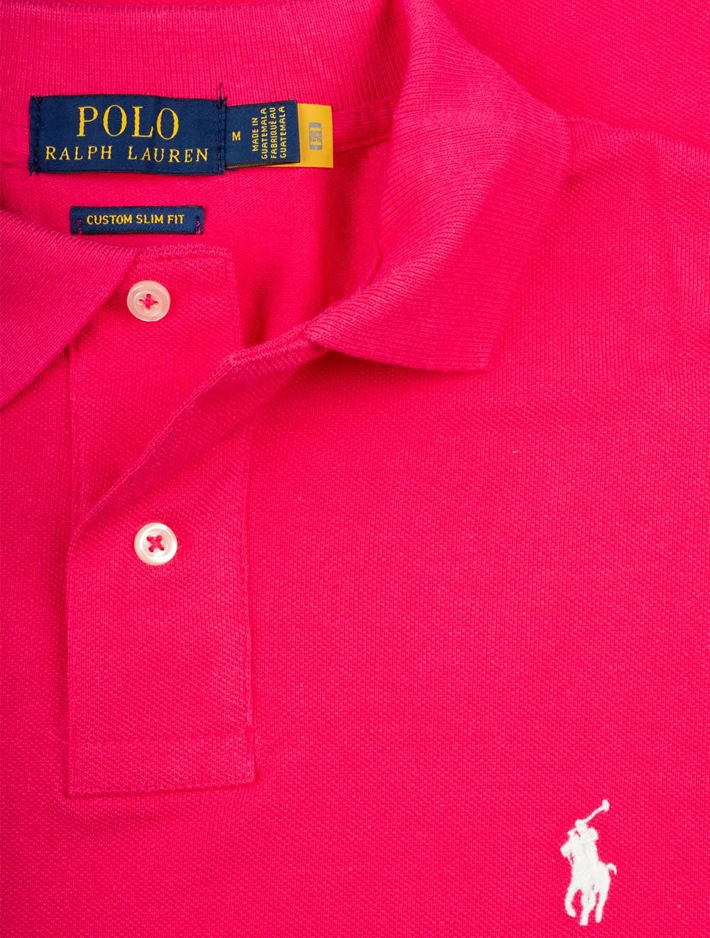 Short Sleeve Polo Hot Pink