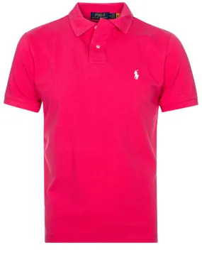 Short Sleeve Polo Hot Pink