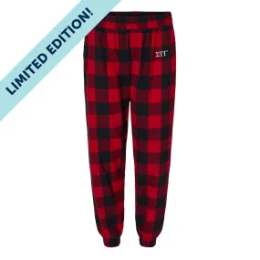 Sig Tau Flannel Joggers