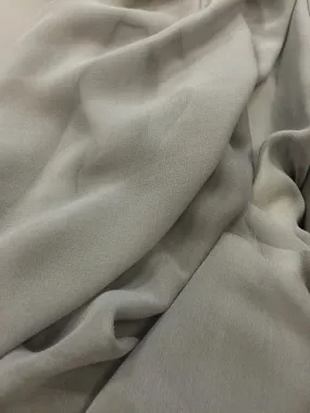 Silk Chiffon - 8mm 44-inches Wide Gray Only 3-Yards Left! Close-Out