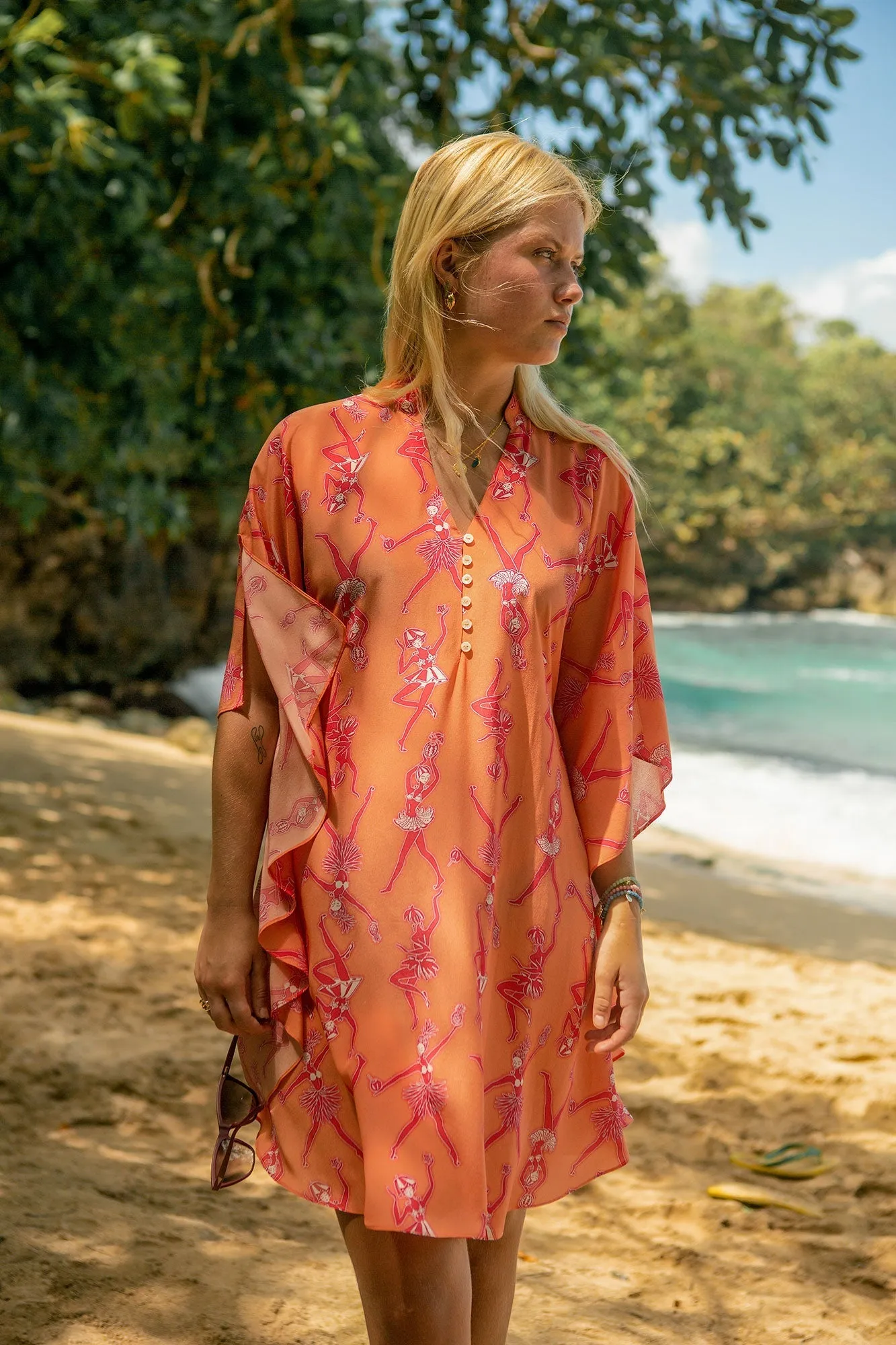 Silk Lotty Kaftan FRUIT PUNCH