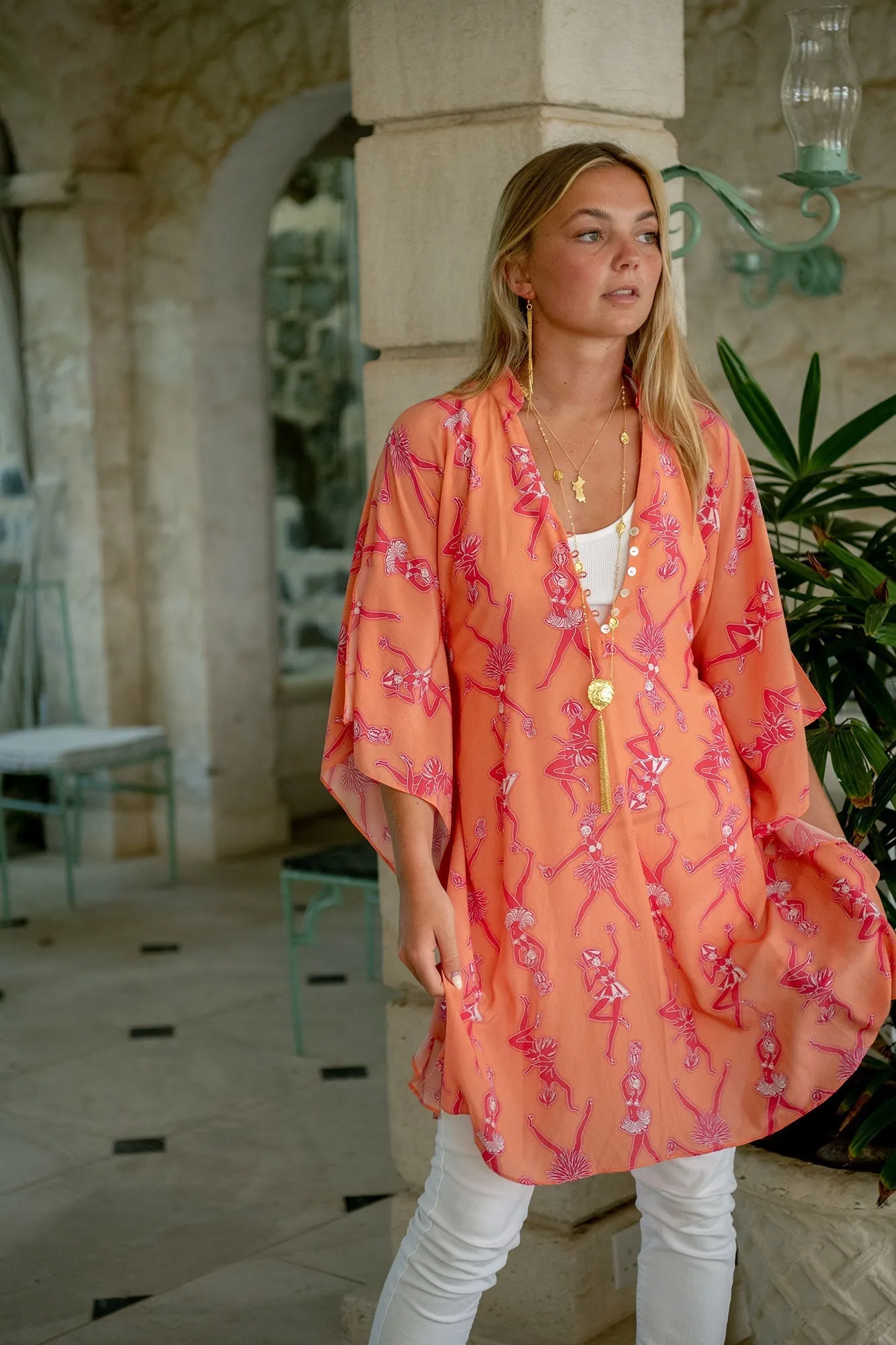 Silk Lotty Kaftan FRUIT PUNCH