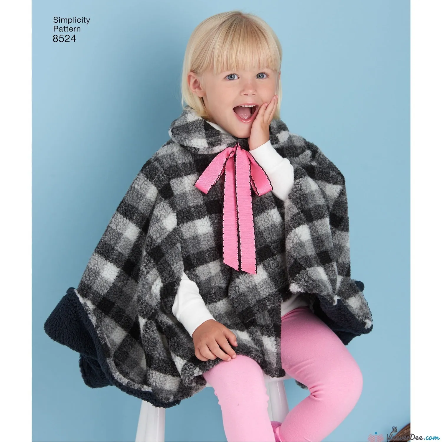 Simplicity Pattern S8524 Child's Poncho