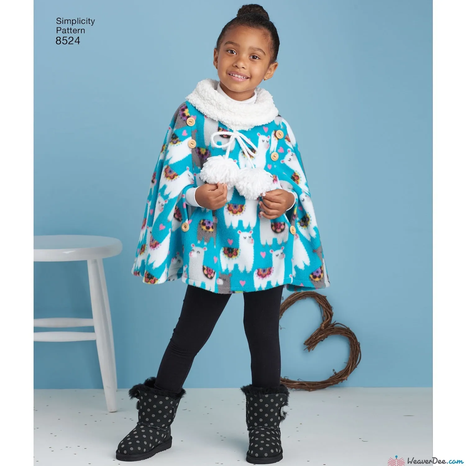 Simplicity Pattern S8524 Child's Poncho