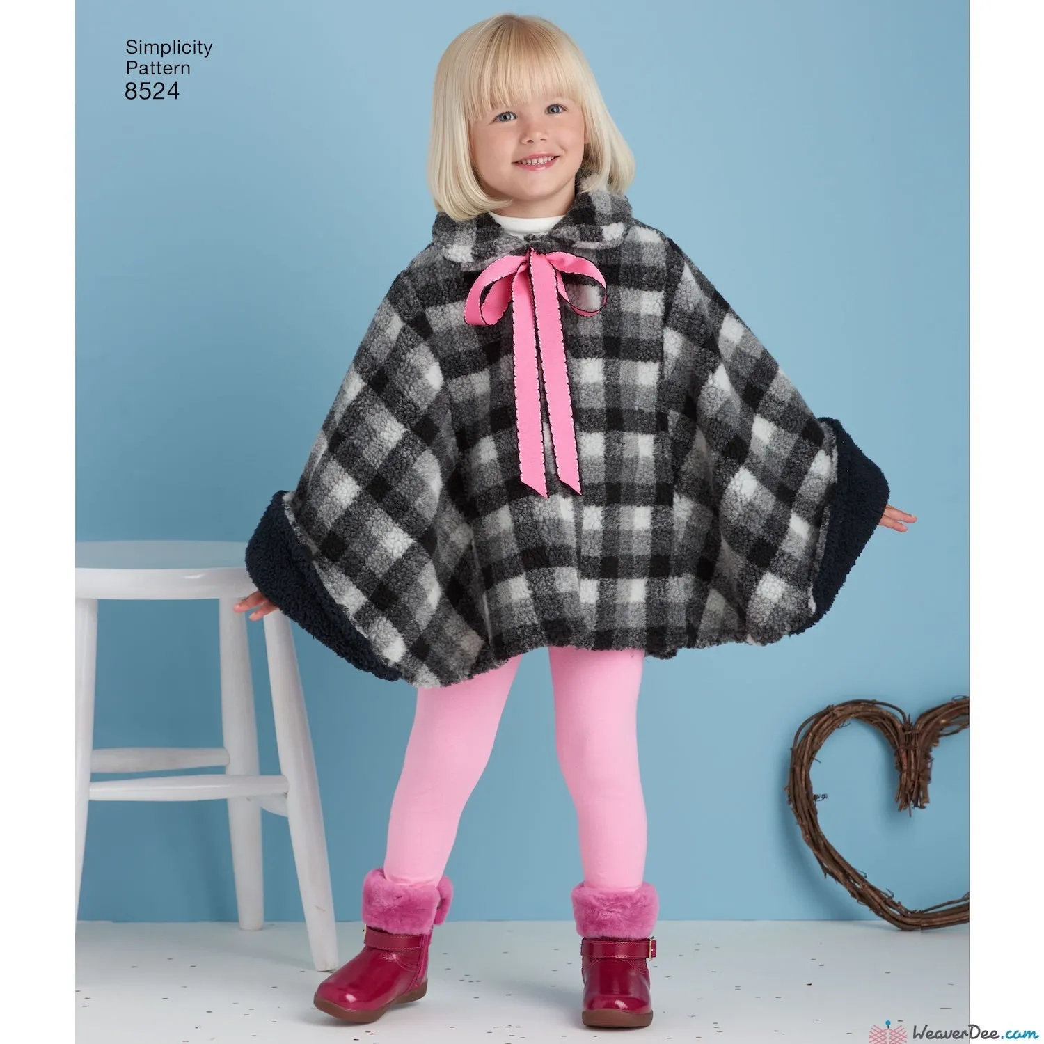 Simplicity Pattern S8524 Child's Poncho