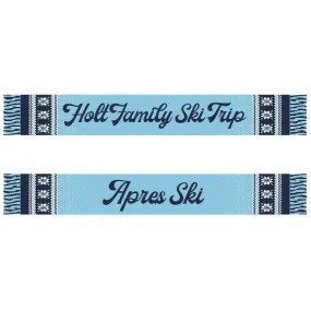 Ski Trip Custom Knit Scarf