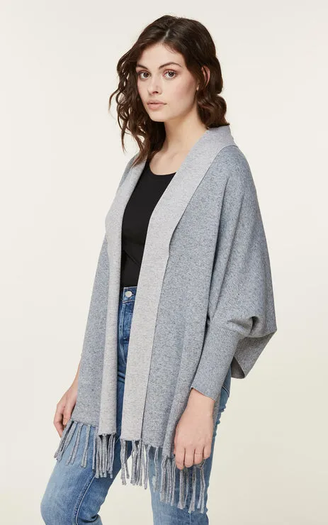 Soia & Kyo - Miku Scarf-Cardigan in Ash