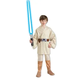 Star Wars Luke Skywalker Boys Kids Youth Child Size Costume