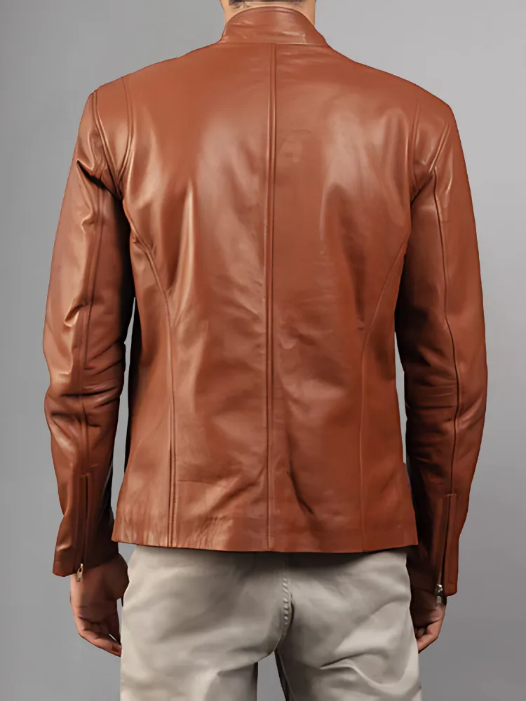 STRIVEN MENS LEATHER JACKET