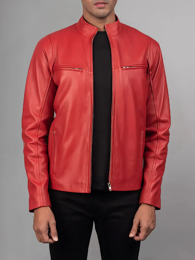 STRIVEN MENS LEATHER JACKET