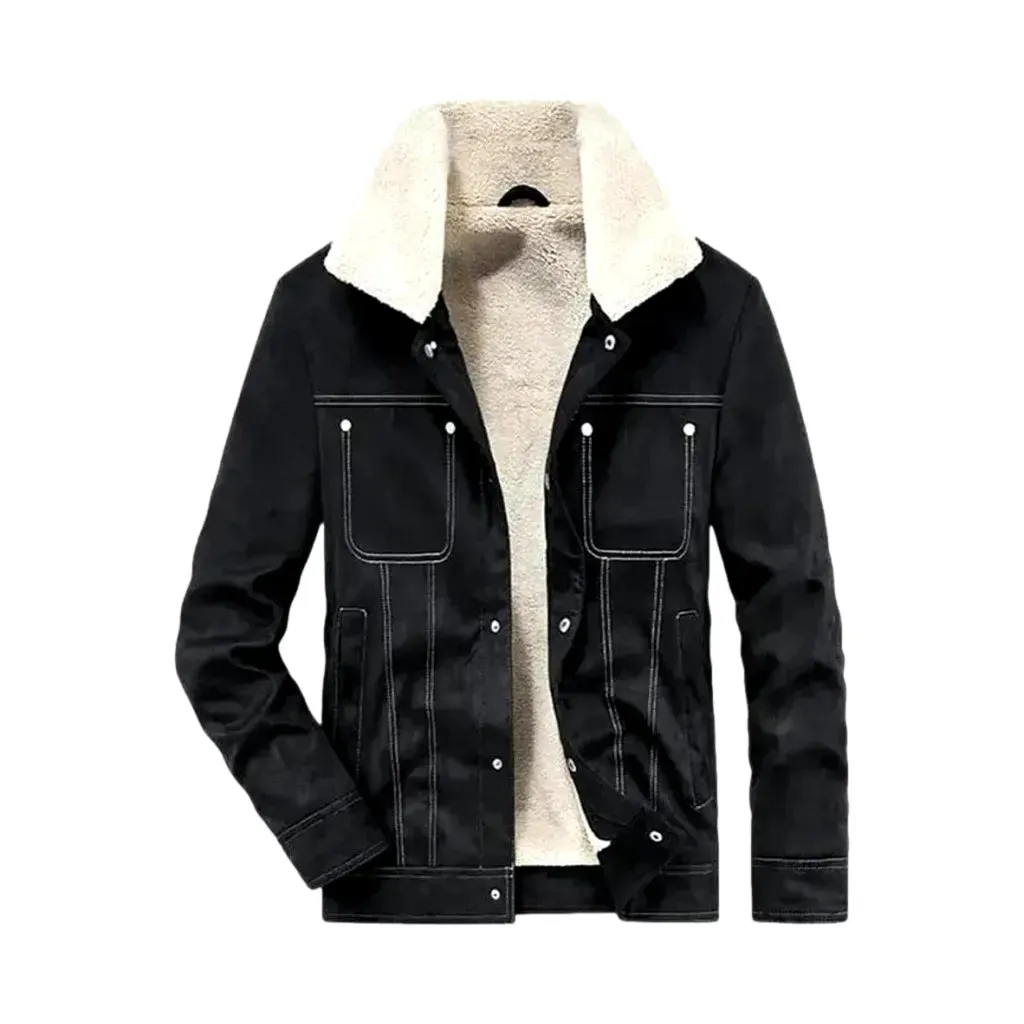 Stylish men's sherpa coat