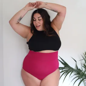 Super High Waist Panties - Raspberry Pie