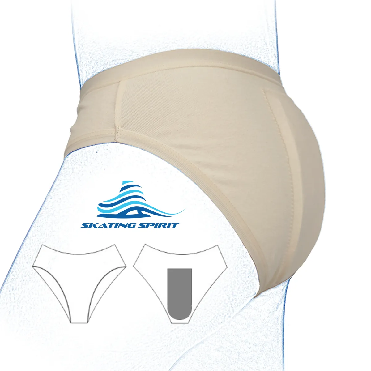 Tailbone Protection Panties - Compete with Confidence