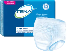 Tena 72634 Protective Underwear Plus Absorbency, Extra Large, 140 - 168cm (55 - 66") White