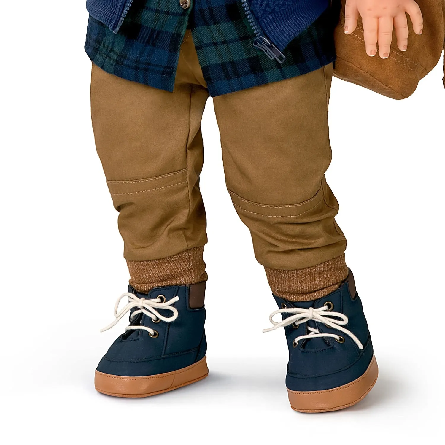 The Ashton-Drake Galleries Little Explorer Liam Lifelike So Truly Real® Boy Child Doll Poseable With Elaborate Outdoor Outfit and Backpack Handcrafted RealTouch® Vinyl by Artist Ping Lau  22"-Inches