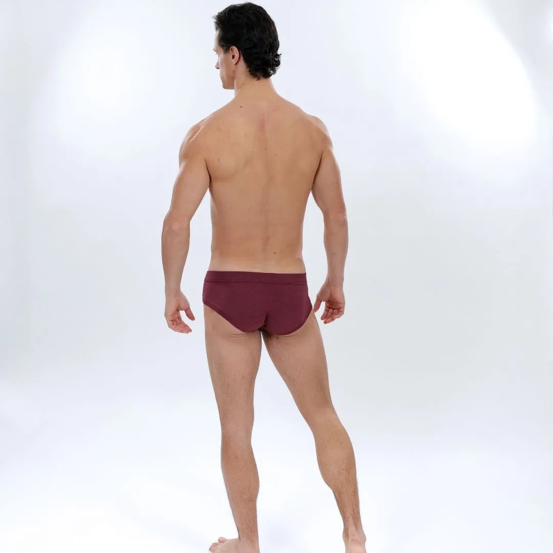 The Burgundy Heather Brief